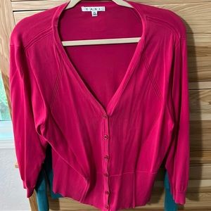 Pink v-neck Cabi cardigan